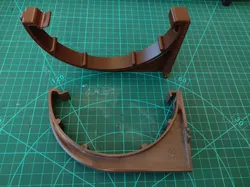 Wavin water chute pipe holder