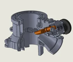 Yamaha TZ250 5KE Cylinder Assembly