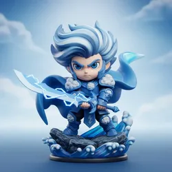 Characters & Creatures STL Descărcare - Storm Warrior - GoldenDawn