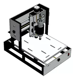 CNC 3020 PRO Router CAD Model STL DXF Plans BOM 3D print model