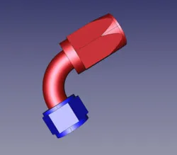 Collection aluminium JIC fittings SAE J514