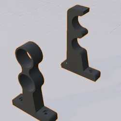 Curtain bracket 22mm