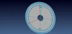 DUCATI TESTASTRETTA 11° GONIOMETRO PROTRACTOR