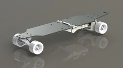 Foldable e-Skateboard Concept