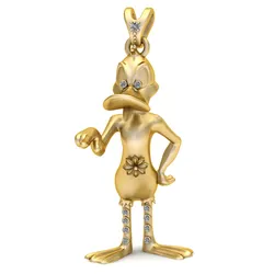 Golden Daffy Duck Pendant 3D Printable Model