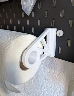 Kitchen paper roll holder (IKEA Skadis compatible)