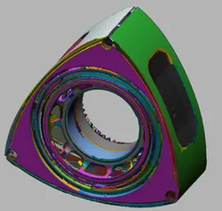 Mazda RX7 rotor 3d scan