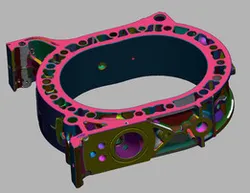 Mazda RX7 stator rough 3d scan