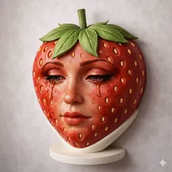 Other STL Download - Surreal Strawberry Bust Sculptureby SoftMesh