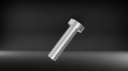 Slotted Head Screw Model 3D print model