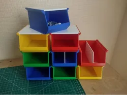 Stackable Storage Bins Customizable