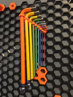 Wiha Metric Allen Wrench / Hex Key Holder for Honeycomb Wall