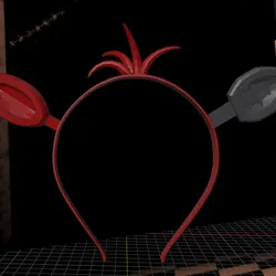 Withered Foxy Headband for cosplay movie prop five nights at freddy's 2 The Movie