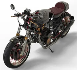 YAMAHA XS 650 Café Racer RENDERIZED