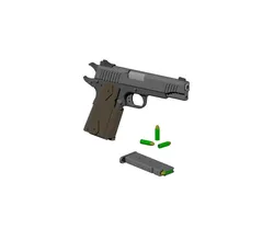 1911 COMBAT MINIATURE 3D print model