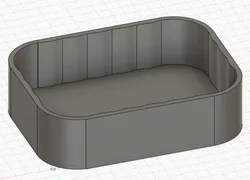 2x3" rain gutter endcap outer version