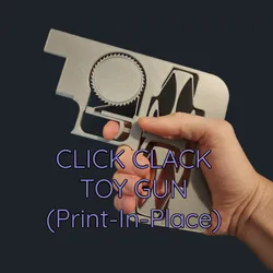 Click Clack Toy Gun - Print-In-Place