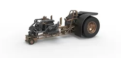 Diecast Twin-engined pulling tractor 1:25