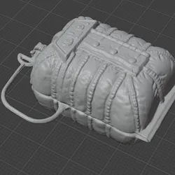 G.I. Joe Sky patrol figure parachute bag