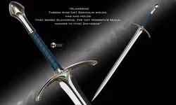 Glamdring sword with display stand 3D print model
