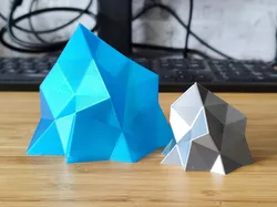 Iceberg crystal - ice structure - vase mode print