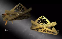Kyoshi warrior crown 3D print model