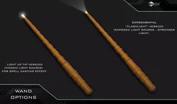 Light up Magic wand functional 3D print model