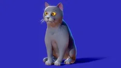 Low poly - Stylized cats - British Short Hair