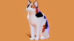 Lowpoly - Stylized cats - Japanese Bobtail Cat
