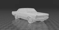OpenZ V16 Pontiac GTO 1965 102mm Wheelbase - Free 3D Model | STLFinder