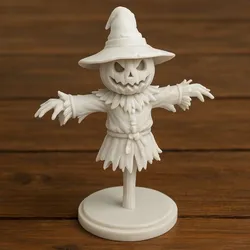 Pumpkin Warden – Halloween Scarecrow Figurine
