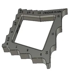Radius gauge