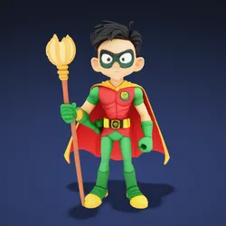 Robin – Teen Titans Go 3D Printable Character