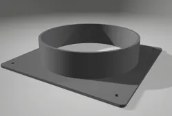 Ventilation flange 125mm