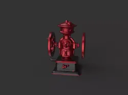 Vintage Dual-Wheel Grinder Machine 3D Model 3D print model