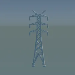 3D Electric Power Tower