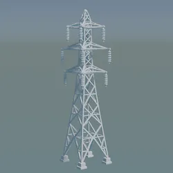 3D Electric Power Tower