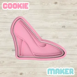 Barbie Cookie cutter shoe for baking cookies
