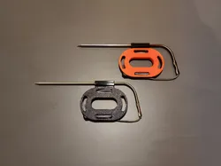 BBQ temperature probe organizer