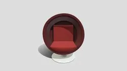 Chair. Round chair.