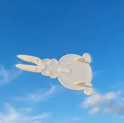 Fișiere pentru imprimante 3D | Fișier 3MF | Easter Bunny Glider