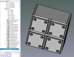 Gridfinity basic box with magnet holes and FreeCAD (RT)