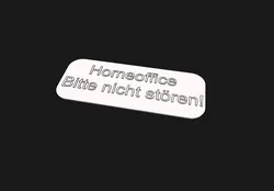 Homeoffice Schild