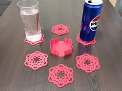 Intricate Bloom Coasters
