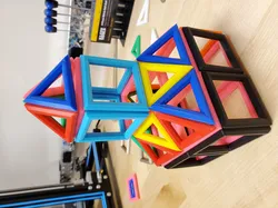 Magnetic Tile Construction Set