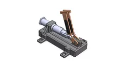 Manual Mechanical Press 3D print model