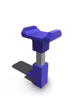 Paint shop body stand mounts For diorama 3D print model