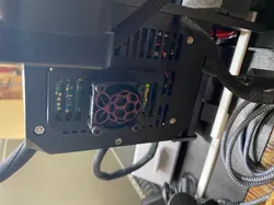 Raspberry Pi Logo on 30mm fan guard