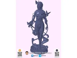 Romalla Erotic Dryad (Free DnD Miniature)