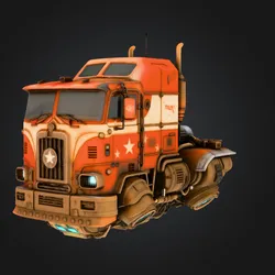 Sci-Fi Space Truck